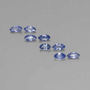 Pedras preciosas de safira azul natural de  ct, marquise, VVS-VS