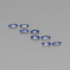 Pedras preciosas de safira azul natural de  ct, marquise, VVS-VS