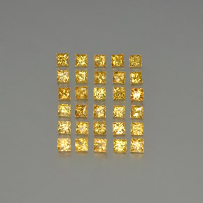 Pedras preciosas de safira ouro natural de  ct, quadrado, VVS-VS
