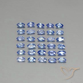 2.86ctw Natural Azul escuro médio Safira, Marquesa, VVS-VS