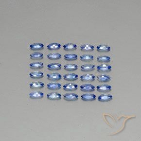 Pedras preciosas de Safira Azul escuro médio natural de 2.86 ct, Marquesa, VVS-VS