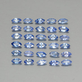 Pedras preciosas de safira azul natural de 2,83 ct, marquise, VVS-VS