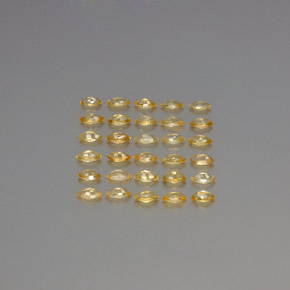 Pedras preciosas de safira amarelo natural de 3,37 ct, marquise, VVS-VS