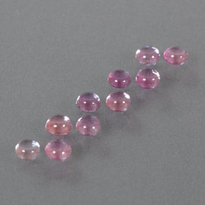 Pedras preciosas de safira multicolorido natural de 2,49 ct, corte redondo, transparente