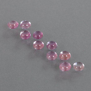 Pedras preciosas de safira multicolorido natural de 2,49 ct, corte redondo, transparente