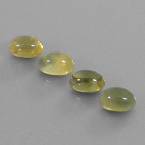 Pedras preciosas de safira verde natural de 3,67 ct, transparente, transparente/translúcido