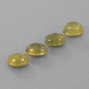 Pedras preciosas de safira verde natural de 4,90 ct, transparente, transparente/translúcido