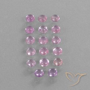 Pedras preciosas de safira rosa natural de 3,05 ct, corte redondo, transparente