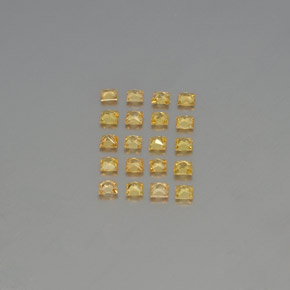 Pedras preciosas de safira ouro natural de  ct, quadrado, VVS-VS
