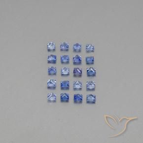 Pedras preciosas de Safira Azul escuro médio natural de 1.72 ct, Quadrado, VVS-VS