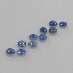 Pedras preciosas de safira azul natural de  ct, transparente, transparente/translúcido