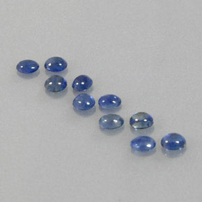 Pedras preciosas de safira azul natural de  ct, transparente, transparente/translúcido