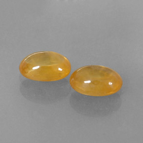 Pedras preciosas de safira amarelo natural de  ct, transparente, transparente/translúcido