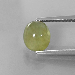 Safira verde natural 2,30ct, transparente, transparente/translúcido