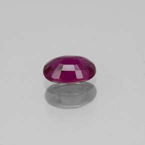 Safira violeta natural 0,62ct, corte oval, VVS-VS