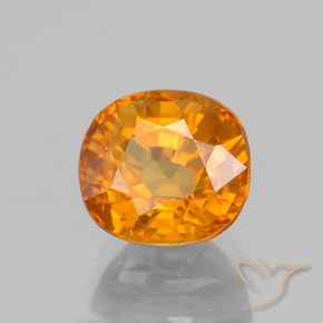 Safira damasco laranja Natural 3.53ct, oval, VS-SI