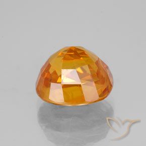 Safira damasco laranja Natural 3.53ct, oval, VS-SI