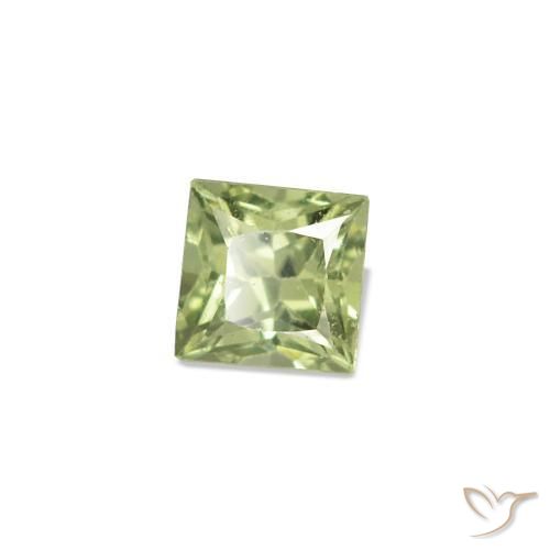 Pedras preciosas de Safira verde quente natural de 2.52 ct, Quadrado, VVS-VS