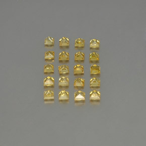 Pedras preciosas de safira ouro natural de  ct, quadrado, VVS-VS