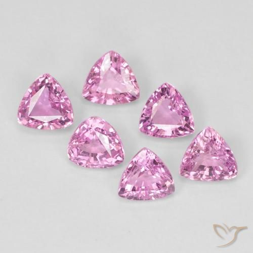 1.79ctw Natural Rosa bem claro Safira, Trilhão, VS