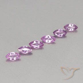 Pedras preciosas de Safira Roxo rosado natural de 1.75 ct, Marquesa, VS