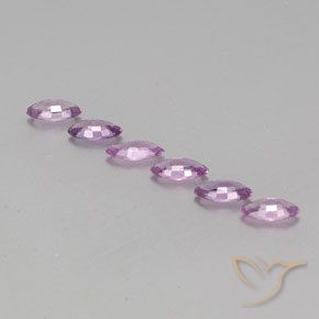 Pedras preciosas de Safira Roxo rosado natural de 1.75 ct, Marquesa, VS