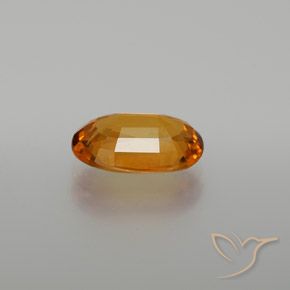 Safira terra laranja Natural 2.91ct, Corte Oval, VS