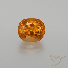 3.07ct Natural Laranja Profundo Safira, oval, VS