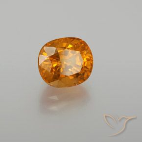 Safira Laranja Profundo Natural 3.07ct, oval, VS