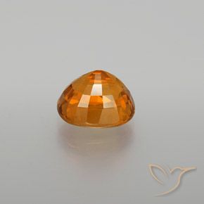 Safira Laranja Profundo Natural 3.07ct, oval, VS