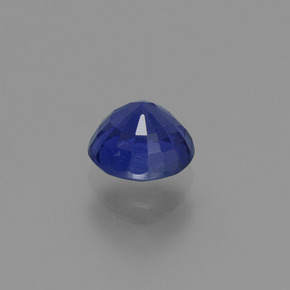 Safira Azul profundo Natural 0.80ct, Corte Redondo, VS