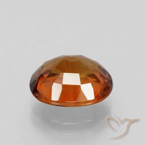 Safira fogo laranja Natural 4.98ct, oval, VS-SI