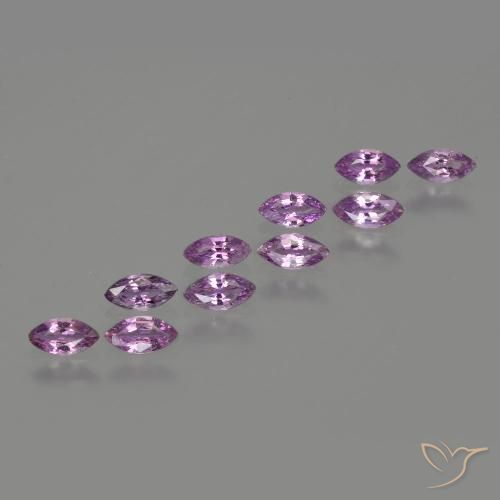 1.78ctw Natural Lilás Roxo Safira, Marquesa, VS