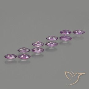 Pedras preciosas de Safira Lilás Roxo natural de 1.78 ct, Marquesa, VS