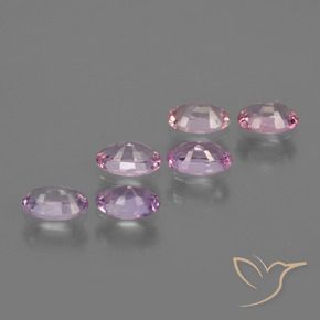 Pedras preciosas de Safira íris roxa natural de 1.92 ct, oval, VS