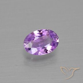 Safira Violeta Púrpura Natural 0.57ct, oval, VS