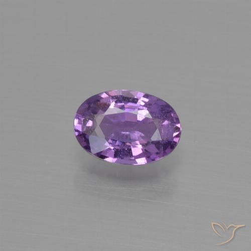 0.54ct Natural Violeta rosa médio Safira, oval, VS