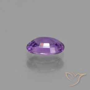 Safira Violeta rosa médio Natural 0.54ct, oval, VS