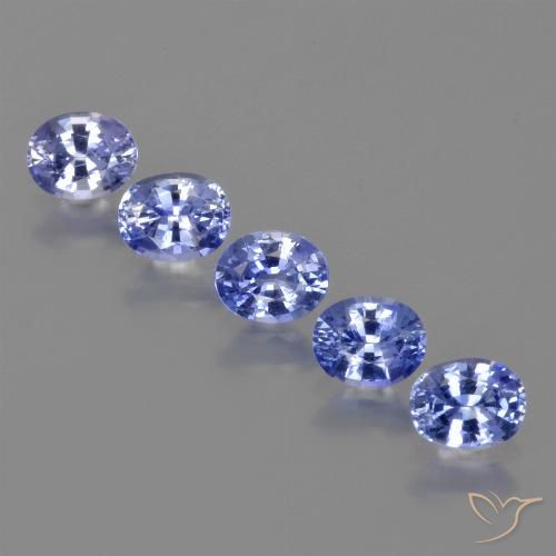Pedras preciosas de Safira Roxo Elétrico Azul natural de 2.32 ct, oval, VS