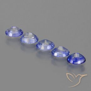 Pedras preciosas de Safira Roxo Elétrico Azul natural de 2.32 ct, oval, VS