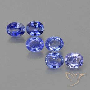 Pedras preciosas de Safira Violeta Azul natural de 2.43 ct, oval, VS