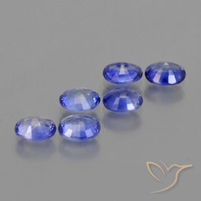 Pedras preciosas de Safira Violeta Azul natural de 2.43 ct, oval, VS