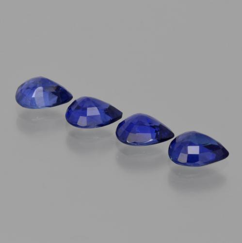 Pedras preciosas de Safira azul real natural de 2.35 ct, Formato de pêra, VS