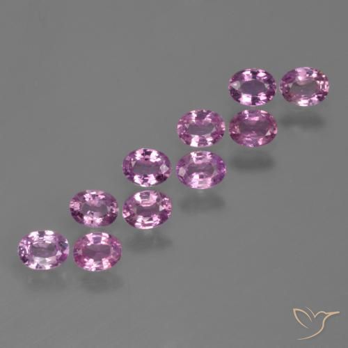 Pedras preciosas de Safira Roxo Rosado Intenso natural de 2.11 ct, oval, VS