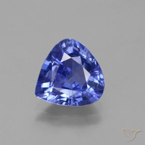 Safira azul solta de 2,27 quilates, corte de pêra de 8,5 x 8,5 mm do Sri Lanka, Photo A