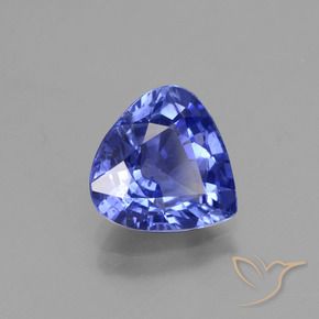 Safira Azul Violeta Profundo Natural 2.27ct, Formato de pêra, VS