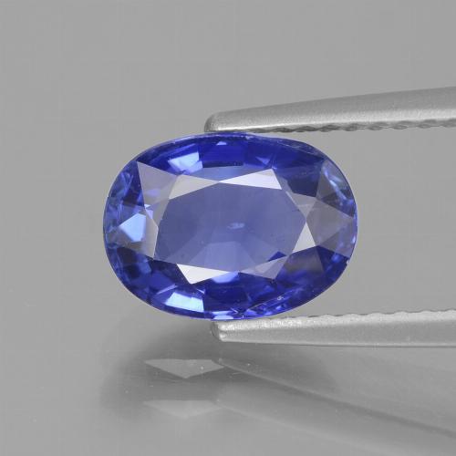 Safira Azul profundo Natural 2.12ct, Corte Oval, VS