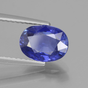 Safira Azul profundo Natural 2.12ct, Corte Oval, VS