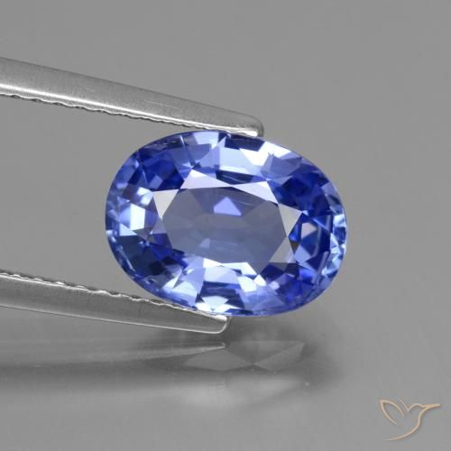 2.67ct Natural Azul Roxo Profundo Safira, oval, VVS-VS