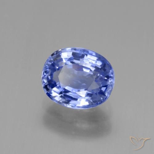 Safira Pastel Azul Natural 2.63ct, oval, VVS-VS
